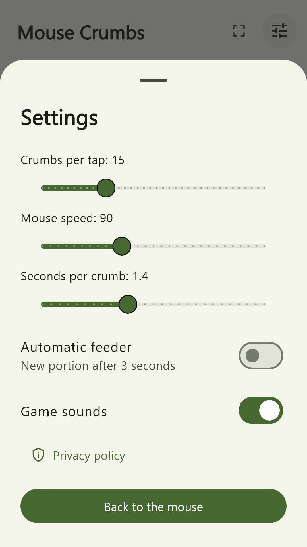 Mouse Crumbs screenshot 3